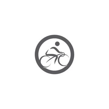 Cycling Logo Template vector symbol 库存插图