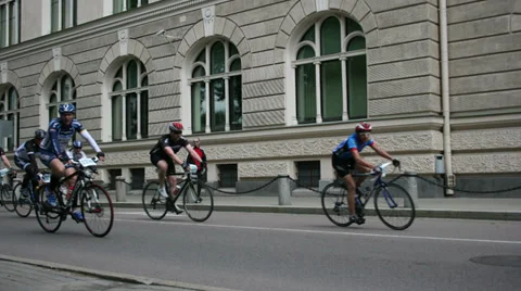 Cycling Marathon concept time lapse Stock Footage 39153164