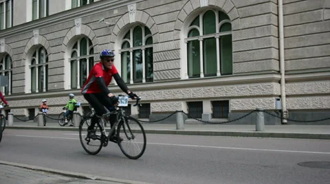 Cycling Marathon concept time lapse Stock Footage 39153182