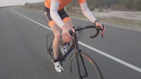 Cycling race Stock Footage 129007270