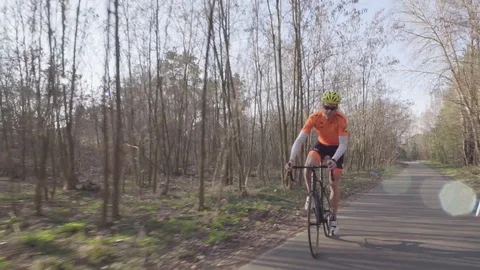 Cycling race Stock Footage 129208012