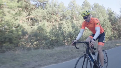 Cycling race Stock Footage 129208032