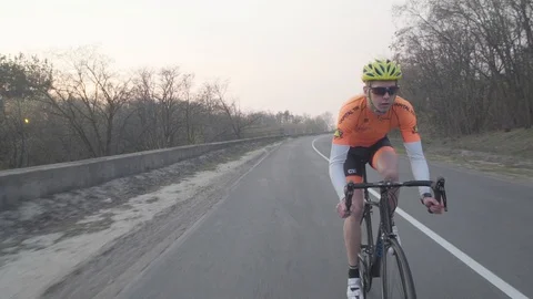 Cycling race Stock Footage 129208044