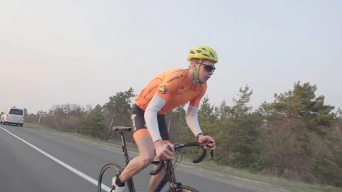 Cycling race Stock Footage 129208049