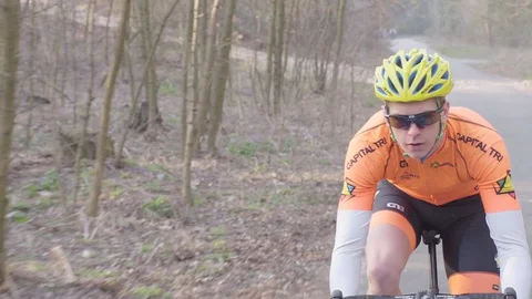 Cycling race Stock Footage 129208096