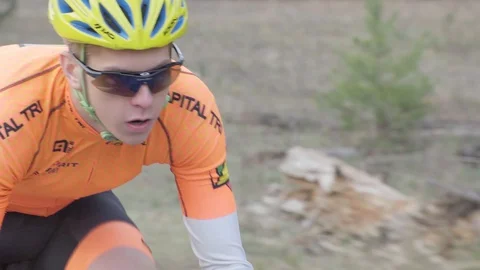 Cycling race Stock Footage 129208103