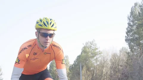 Cycling race Stock Footage 129208139