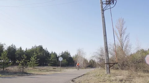 Cycling race Stock Footage 129208142