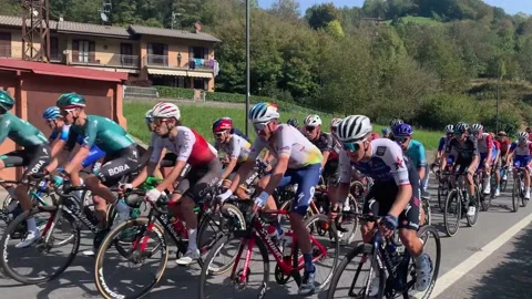 Cycling Race view Stock Footage 219266547