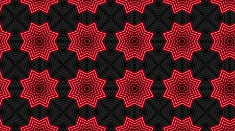 Cycling Star Pattern Stock Footage 56920967