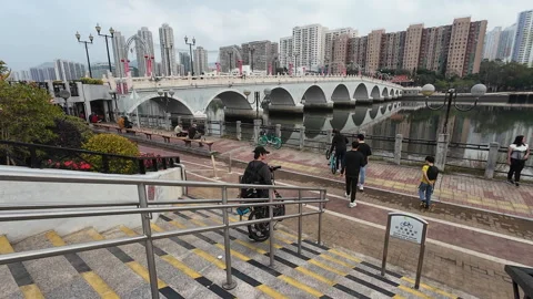 Cycling trip. Stock Footage 303974377