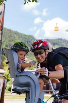 Cycling trip. Stock Photos