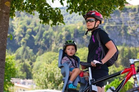 Cycling trip. Stock Photos