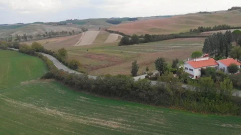 Cycling in Tuscany Stock Footage 114769357