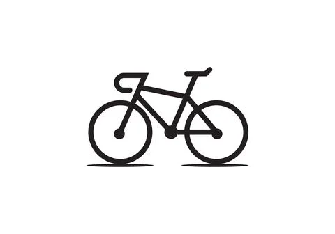 Cycling vector icon flat style illustration. Man cycling vector icon simple s Stock Illustration