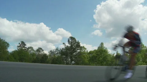 Cyclist  Stock-Footage 845101