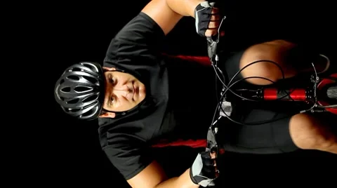 Cyclist Stock Footage 7900570