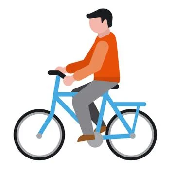 Cyclist icon Illustrazione stock