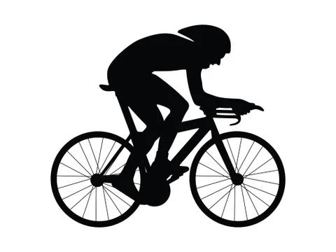 Cyclist Stock Illustration