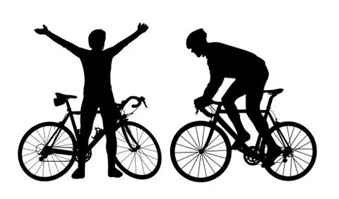 Cyclist Stock Illustration