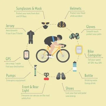Cyclist 스톡 일러스트