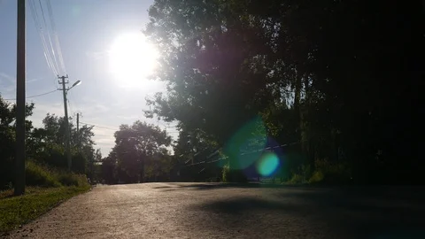 A cyclist rides to the camera Stock Footage 91266224