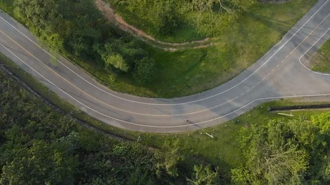 Cyclist riding the bicycle Stock Footage 90156854
