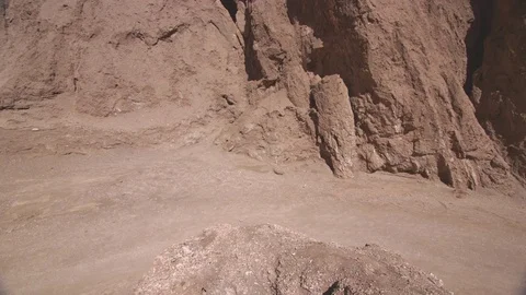 Cyclist riding on a mountainous path Stock Footage 79786147