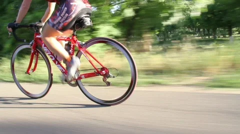 Cyclists 16 Stock Footage