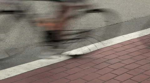 Cyclists Stock Footage 8655398