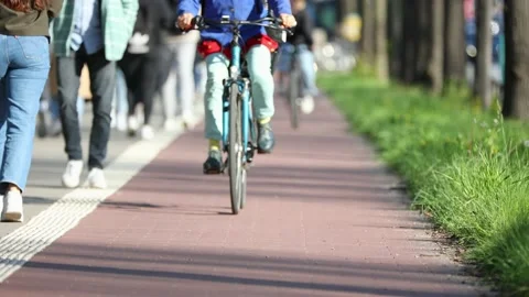 Cyclists Stock Footage 186087705