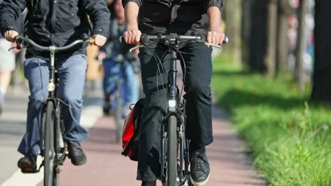 Cyclists Stock Footage 189936757