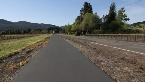 Cyclist's POV Stock Footage 3779330