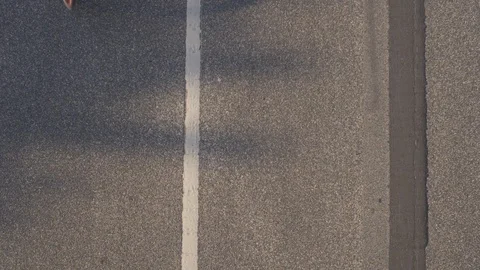 Cyclists slow motion Stock Footage 97278574