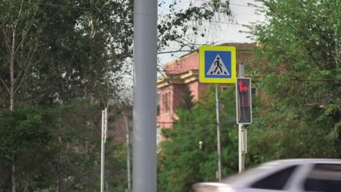 Cyclists stop at a traffic light. Eco-friendly urban transport. Riding a bike Stock-Footage 133408141