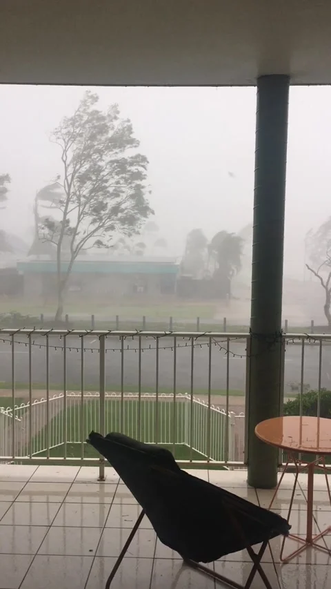 Cyclon Marcus in Darwin Australia  Stock Footage 139430916