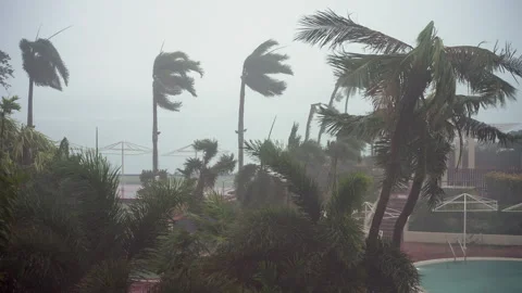 Cyclone approaches Stock Footage 243207452