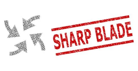 Cyclone Arrows Recursive Composition of Cyclone Arrows Items and Grunge Sharp イラスト素材