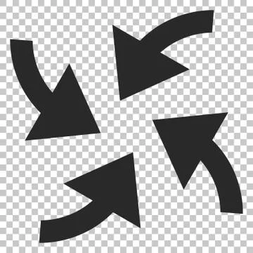 Cyclone Arrows Vector Icon Stock Illustration
