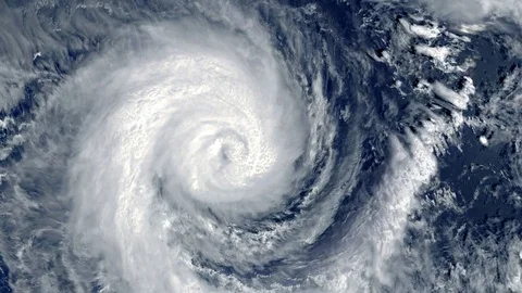 Cyclone Berguitta Cat. 3, Mauritius, La Reunion, 90 mph, Jan 17, 2018 Stock Footage 84806936