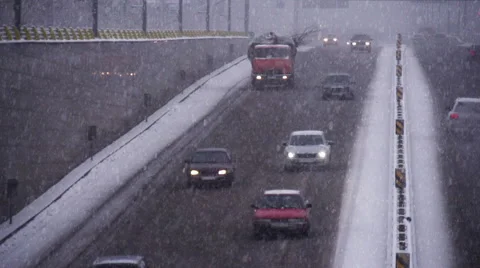 Cyclone Covers the City Stock Footage 45609727