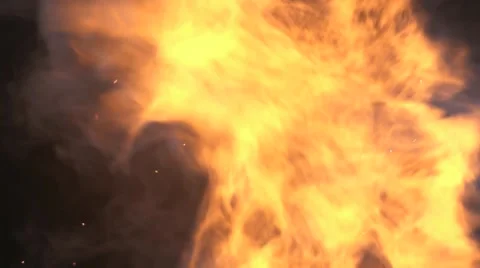 Cyclone fire logo reveal Stock After Effects
