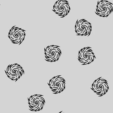 Cyclone hurricane disaster vector seamless pattern Illustrazione stock