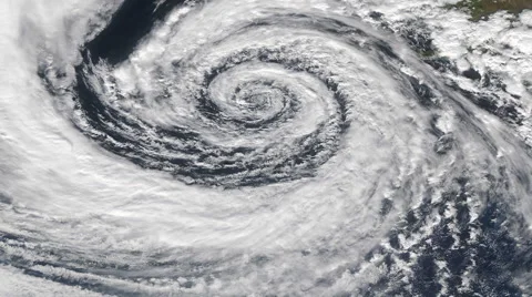 Cyclone - Hurricane - Typhoon (2k resolution, ProRes codec). Stock Footage 54912520