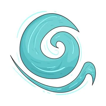 Cyclone  illustration Illustrazione stock