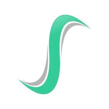Cyclone S Letter Initial Symbol Design Stock Illustration