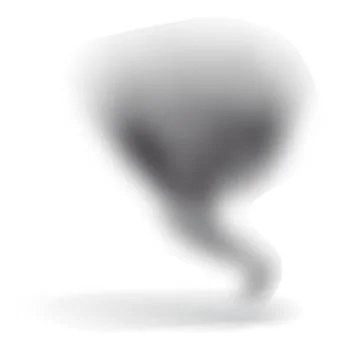 Cyclone tornado vector illustration Cyclone tornado on a white background.... Stock Photos