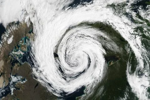 Cyclone - view from space. Elements of this image are furnished by NASA Cy... Foto stock