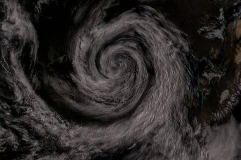 Cyclone - view from space. Elements of this image are furnished by NASA Cy... Foto stock