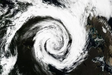 Cyclone - view from space. Elements of this image are furnished by NASA Cy... Foto stock